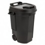 Comprar Cubo Con Ruedas 110 L Negro  Eda 214053 al Mejor Precio