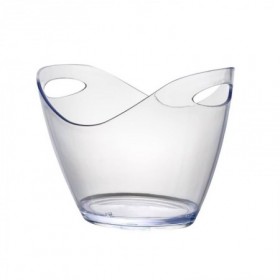 Comprar Cubo Enfriador Transparente Oval Asas  Excellent 20096 al Mejor Precio
