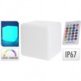 Comprar Cubo Luz Led 30 Cm Con Mando  Importacion 143016 al Mejor Precio