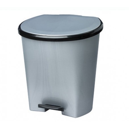 Comprar Cubo Pedal 25 L Gris 651/09  Toyma 243226 al Mejor Precio