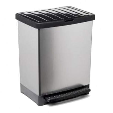 Comprar Cubo Pedal 25L Trend Metalizado  Tatay 238007 al Mejor Precio