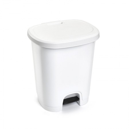 Comprar Cubo Pedal 27 Litros Blanco  Plasticforte 35167 al Mejor Precio