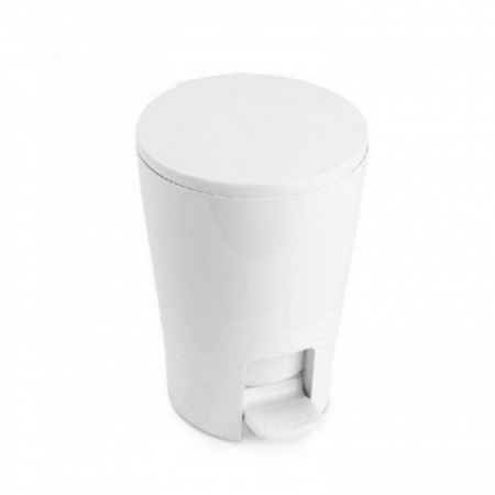 Comprar Cubo Pedal 5 L Diabolo Blanco  Tatay 238016 al Mejor Precio