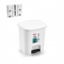 Comprar Cubo Pedal Cube 7,5 L Blanco  Plasticforte 35162 al Mejor Precio