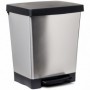 Comprar Cubo Pedal Cubik Steel Gris 23 L  Tatay 238000 al Mejor Precio