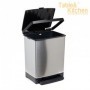 Comprar Cubo Pedal Cubik Steel Gris 23 L  Tatay 238000 al Mejor Precio