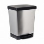Comprar Cubo Pedal Cubik Steel Gris 23 L  Tatay 238000 al Mejor Precio