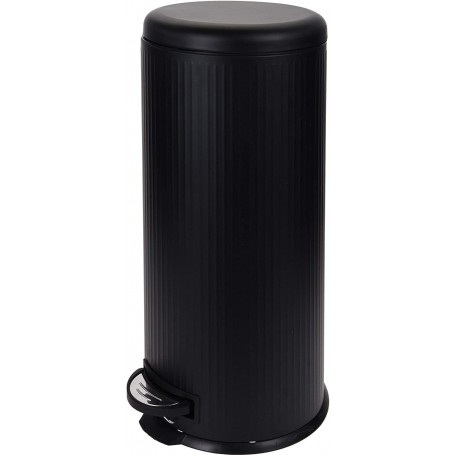 Comprar Cubo Pedal Metal Negro 30L  Pedalbin 31141 al Mejor Precio
