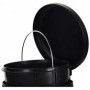 Comprar Cubo Pedal Metal Negro 30L  Pedalbin 31141 al Mejor Precio