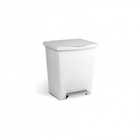 Comprar Cubo Pedal Milenium 23 L Blanco  Tatay 238013 al Mejor Precio