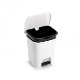 Comprar Cubo Pedal Smart 7,5 L Blanco  Plasticforte 35174 al Mejor Precio