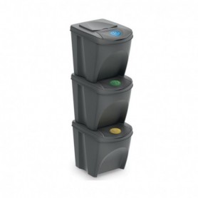 Comprar Cubos Reciclaje 25 L Lote 3 Sortibox 31158 al Mejor Precio