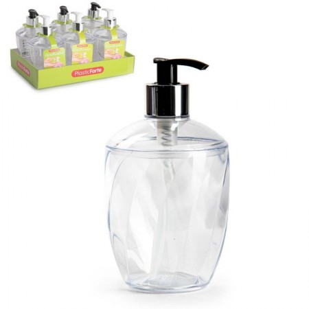 Comprar Dosificador Jabon Luxe Transparente  Plasticforte 35288 al Mejor Precio