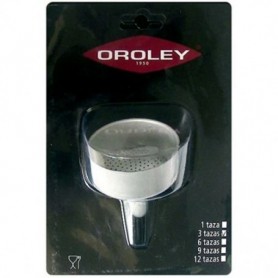 Comprar Embudo Aluminio Cafetera 3 Tazas Blister Oroley 21102 al Mejor Precio