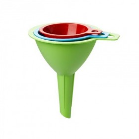 Comprar Embudos Colores 6,5 + 8 + 9,5 Cm Lote 3 Plasticforte 35254 al Mejor Precio