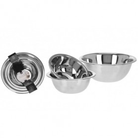 Comprar Ensaladeras Bol Inoxidable 18+20+24 Cm Lote 3 Excellent 172057 al Mejor Precio