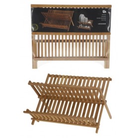 Comprar Escurreplatos Bambu Plegable 42X32 Cm  Excellent 24023 al Mejor Precio