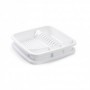 Comprar Escurreplatos Cuadrado Blanco  Plasticforte 35078 al Mejor Precio