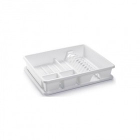 Comprar Escurreplatos Rectangular Blanco  Plasticforte 35077 al Mejor Precio