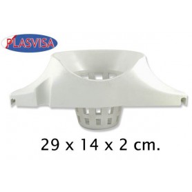 Comprar Escurridor Redondo Cubo Blanco 4301  Plasvisa 31164 al Mejor Precio