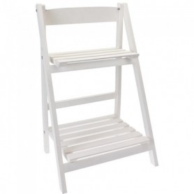 Comprar Estanteria Madera 2 Pisos Blanca 41X32X70 Cm  Importacion 143951 al Mejor Precio