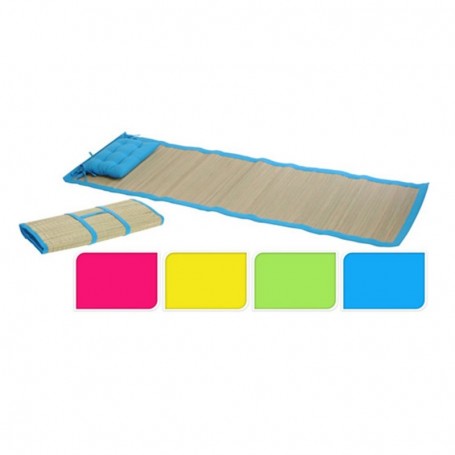 Comprar Esterilla Con Almohada Bambu 190 Cm  Importacion 207043 al Mejor Precio