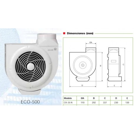Comprar Extractor Eco/500  Sp 270501 al Mejor Precio