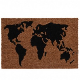 Comprar Felpudo Coco 40X60 Cm Mapamundi  Importacion 22034 al Mejor Precio