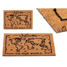 Comprar Felpudo Coco Welcome Mundo 40X60 Cm  Giftdecor 22060 al Mejor Precio