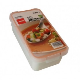 Comprar Fiambrera Cierre Hermetico Blanco 0.75 L  Valira 320059 al Mejor Precio