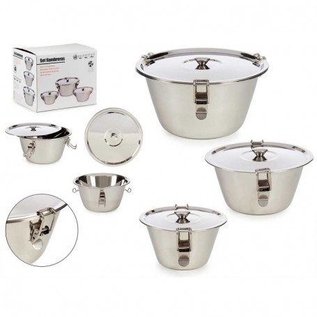 Comprar Fiambrera Flaneros Inoxidables 3 Piezas Juego Arteregal 15086 al Mejor Precio