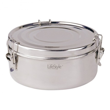 Comprar Fiambrera Inoxidable 2 Platos 18 Cm 4122  Lifestyle 34074 al Mejor Precio