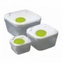 Comprar Fiambreras Dual 0,25 + 1 + 2 L Microondas Lote 3 Giostyle 229214 al Mejor Precio