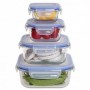 Comprar Fiambreras Vidrio Tapa Ka016 Lote 4 Thulos 277195 al Mejor Precio