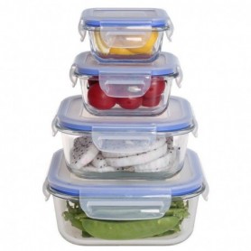 Comprar Fiambreras Vidrio Tapa Ka016 Lote 4 Thulos 277195 al Mejor Precio