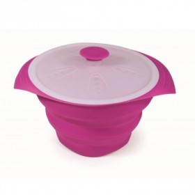 Comprar Flanero Plegable Silicona + Tapa 18 Cm  Imf 124100 al Mejor Precio