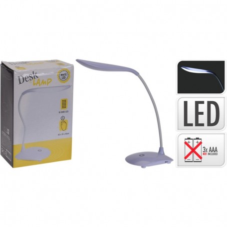 Comprar Flexo Luz 18 Led Pilas 42X13X10 Cm  Desklamp 142104 al Mejor Precio