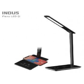 Comprar Flexo Luz Led Usb Qi Indus Negro  Flux 806016 al Mejor Precio