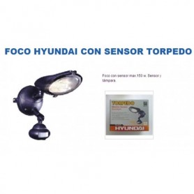 Comprar Foco Torpedo Con Sensor 150 W  Hyundai 143074 al Mejor Precio