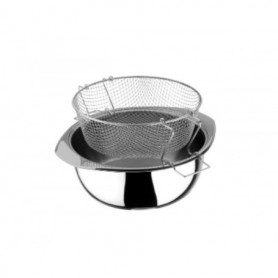 Comprar Freidora Con Cestillo Inoxidable 24 Cm  Inoxibar 171043 al Mejor Precio
