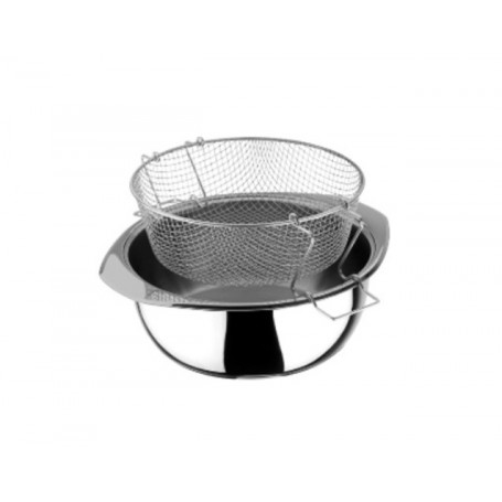 Comprar Freidora Con Cestillo Inoxidable 24 Cm  Inoxibar 171043 al Mejor Precio