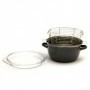 Comprar Freidora Con Tapa Y Cestillo Parma 24 Cm  Magefesa 2096 al Mejor Precio