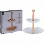 Comprar Frutero Madera Porcelana 2 Pisos  Excellent 257034 al Mejor Precio