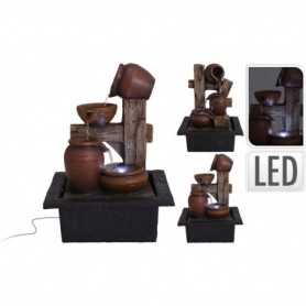 Comprar Fuente Agua Led Vasijas 22X19X29 Cm  Importacion 18537 al Mejor Precio