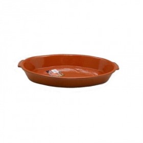 Comprar Fuente Oval Barro Asas 37X23 Cm  V.Arcos 257958 al Mejor Precio