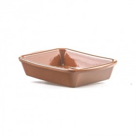 Comprar Fuente Rectangular Barro 18X14 Cm  V.Arcos 257954 al Mejor Precio