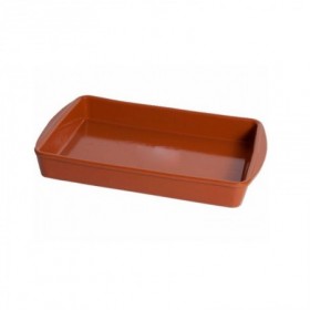 Comprar Fuente Rectangular Barro Alas 38X26 Cm  V.Arcos 257957 al Mejor Precio