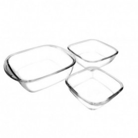 Comprar Fuentes Cuadradas 22X5+18,5X5+14X5 Cm 1513 Juego 3 Nadir 4108 al Mejor Precio