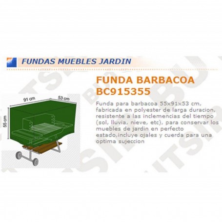 Comprar Funda Barbacoa 91X55X53 Cm  Butsir 228565 al Mejor Precio