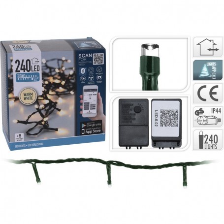 Comprar Guirnalda 240 Led 24 M Blanca App  Importacion 324087 al Mejor Precio